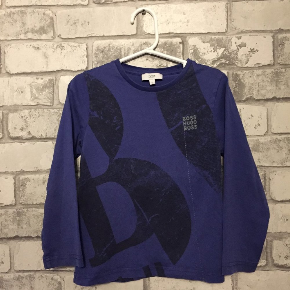 Hugo Boss Boy's Long Sleeve Shirt Size 6